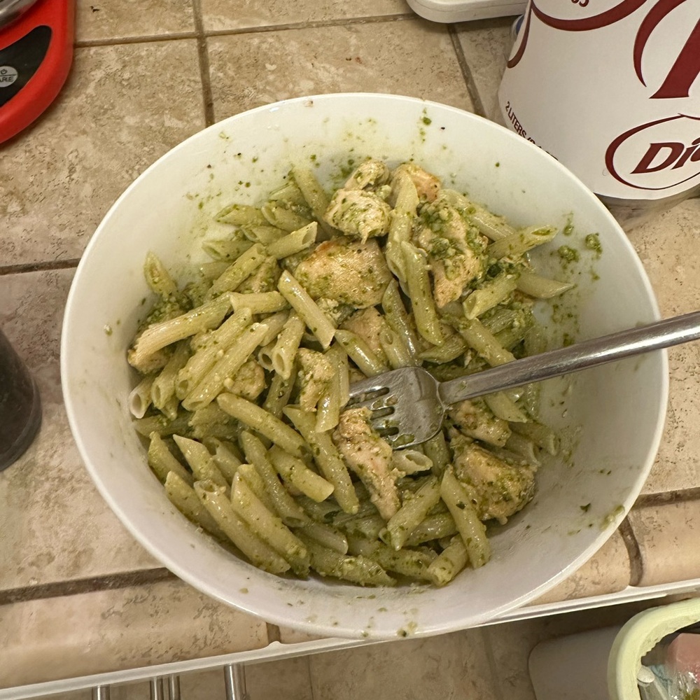 Pesto pasta recipe book